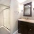 Finished Basement - Beige Upgraded Bathroom, White Tile